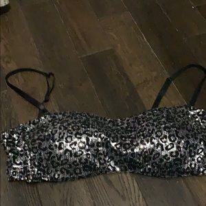 Sparkling bra top